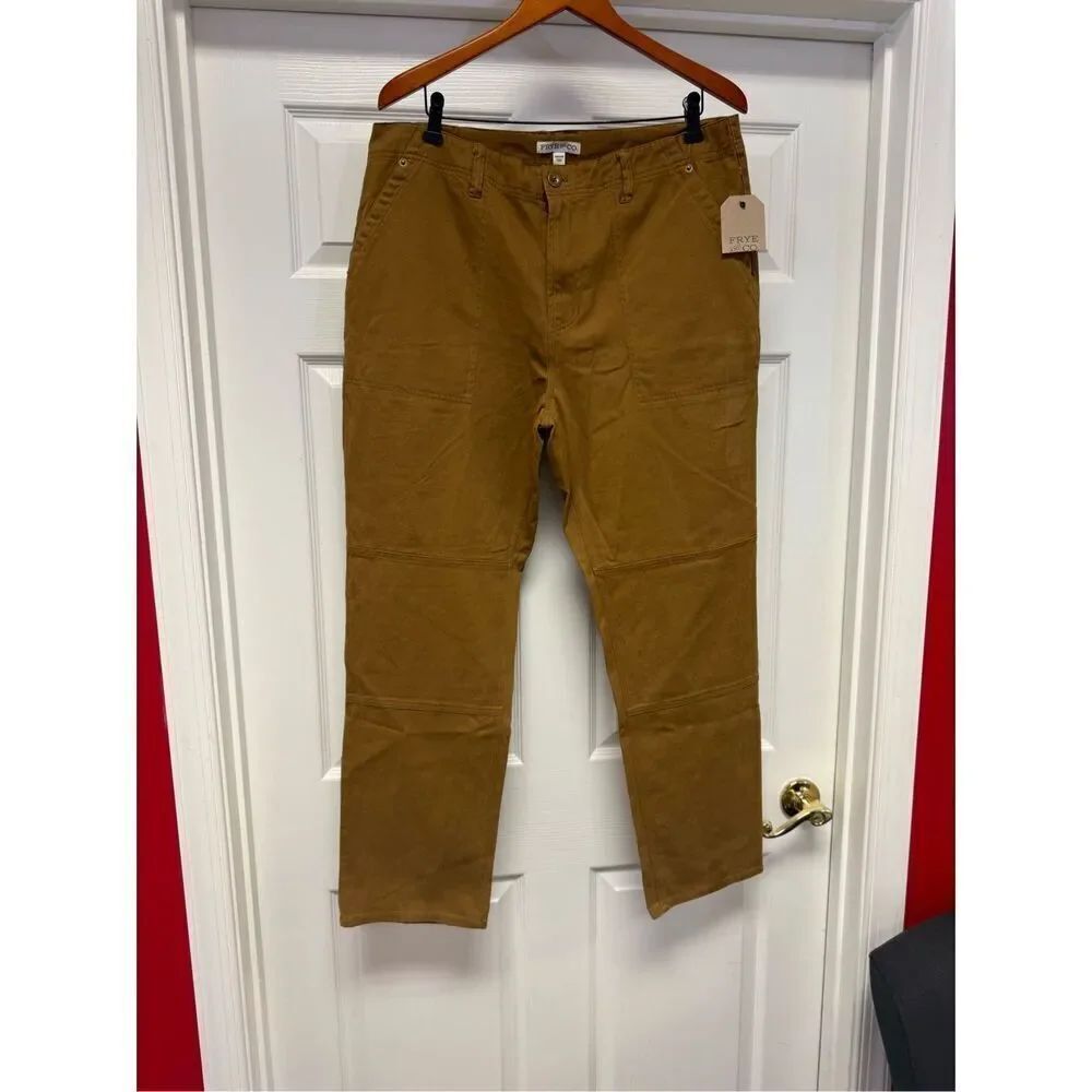 Frye and Co. Brown Cognac Chino Pants sz 36X30 NWT